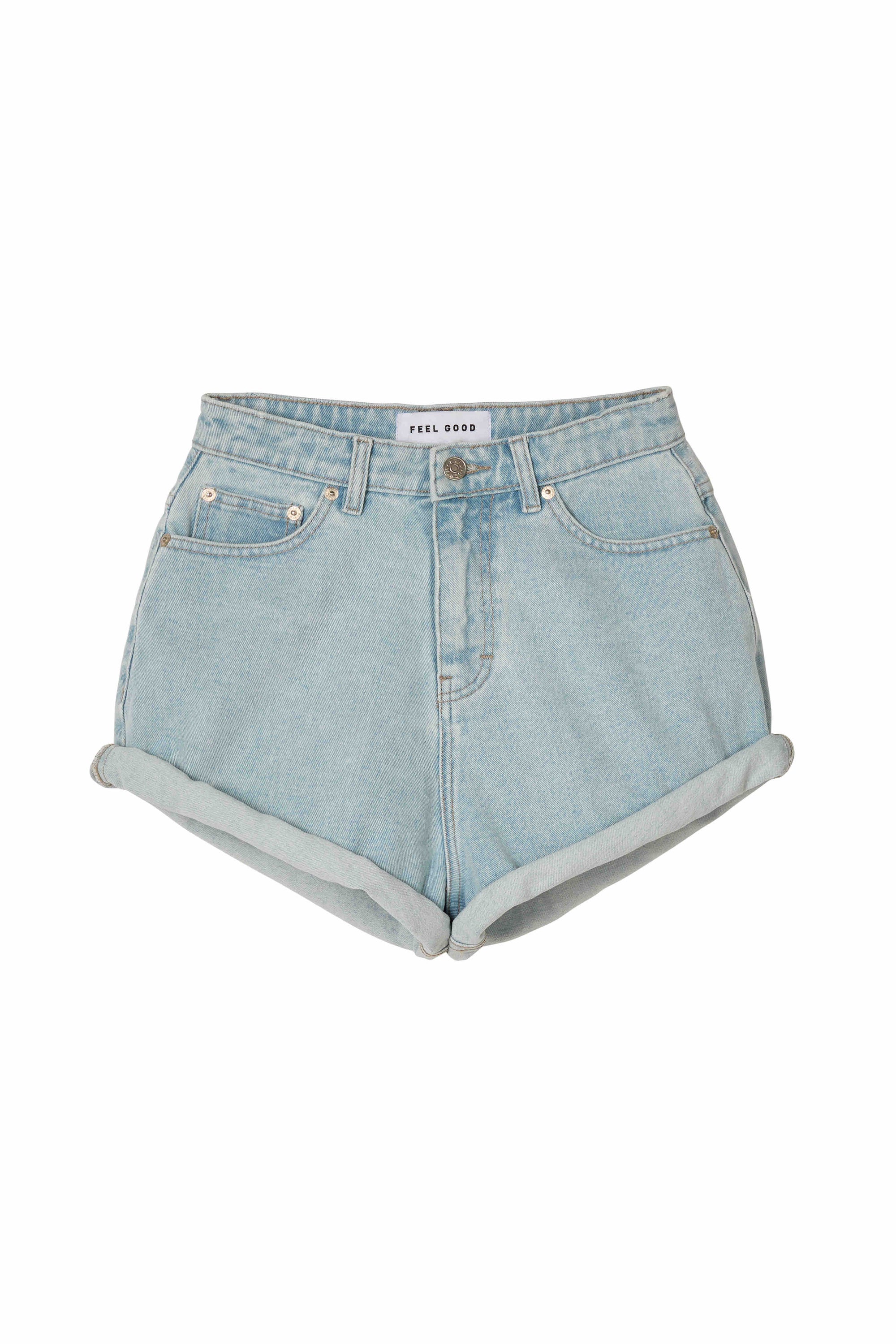 ROLL UP SHORTS in LIGHT BLUE
