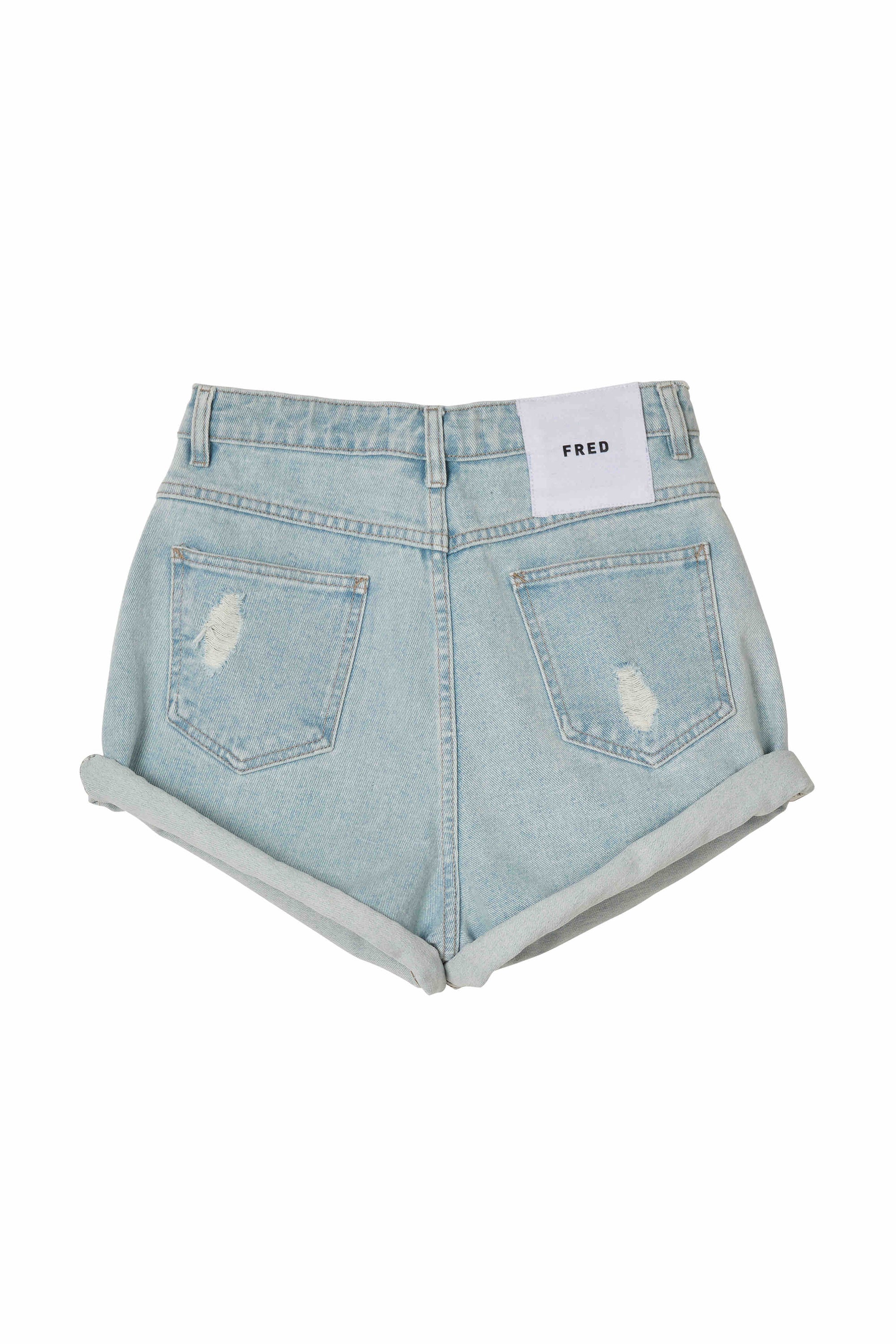 ROLL UP SHORTS in LIGHT BLUE