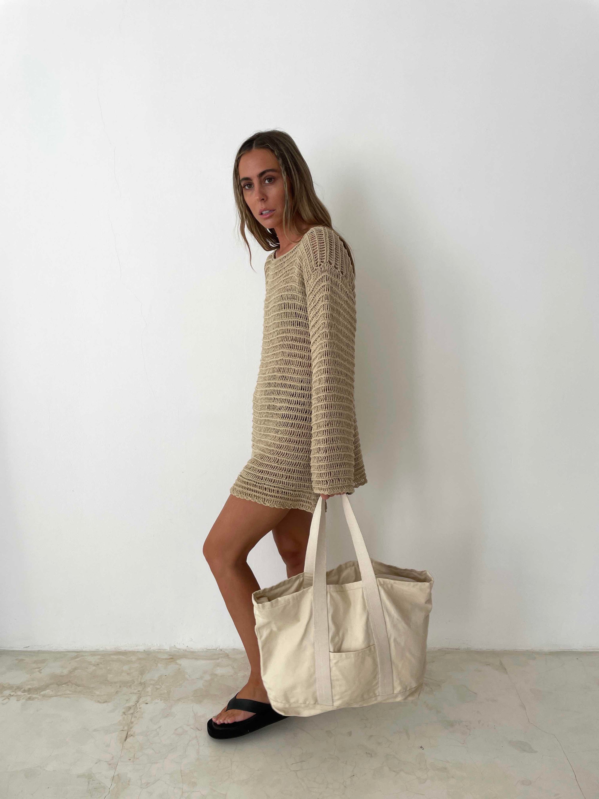 ESSENTIAL TOTE BAG in NATURAL