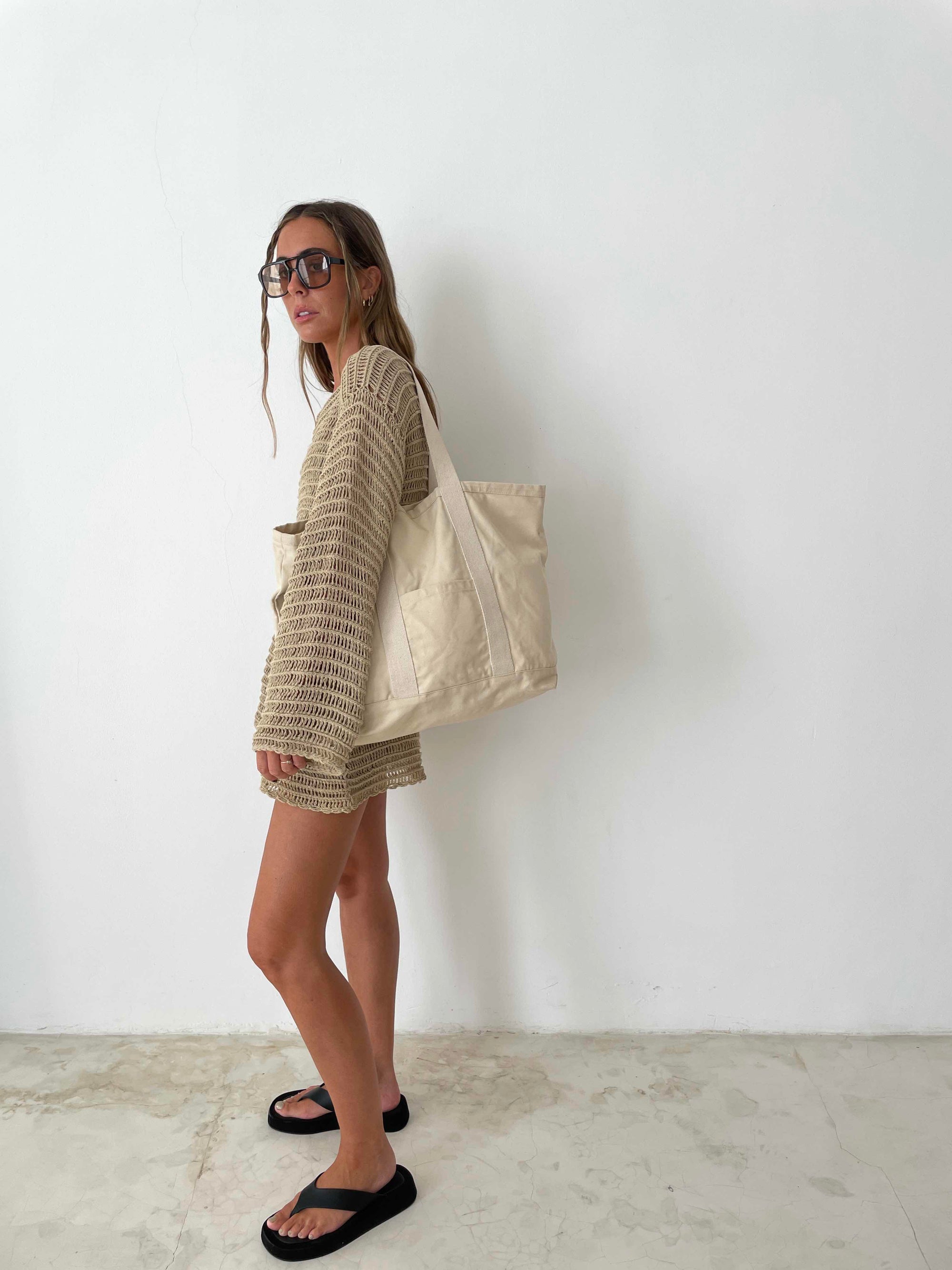 ESSENTIAL TOTE BAG in NATURAL