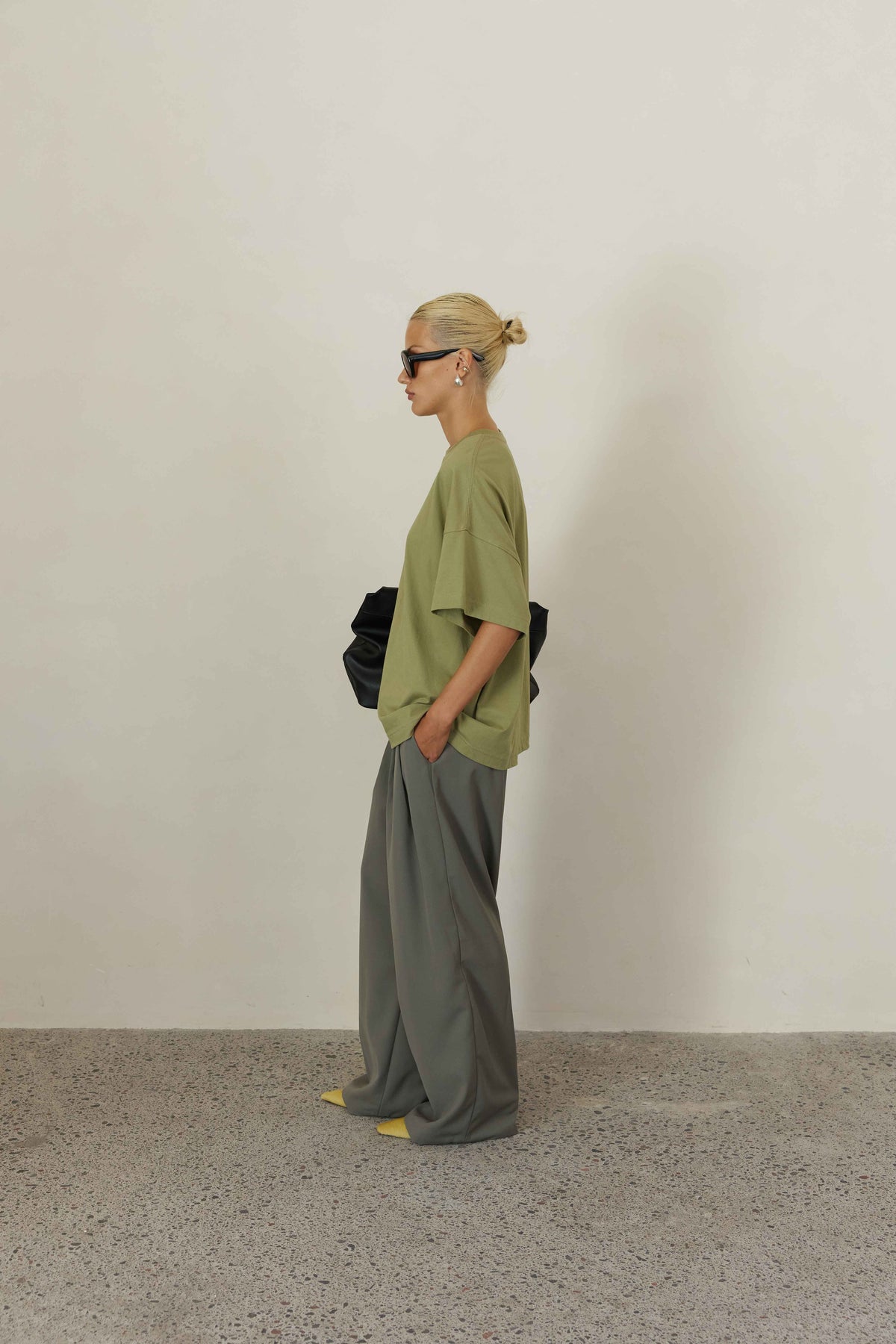 OVERSIZED TEE in LIME