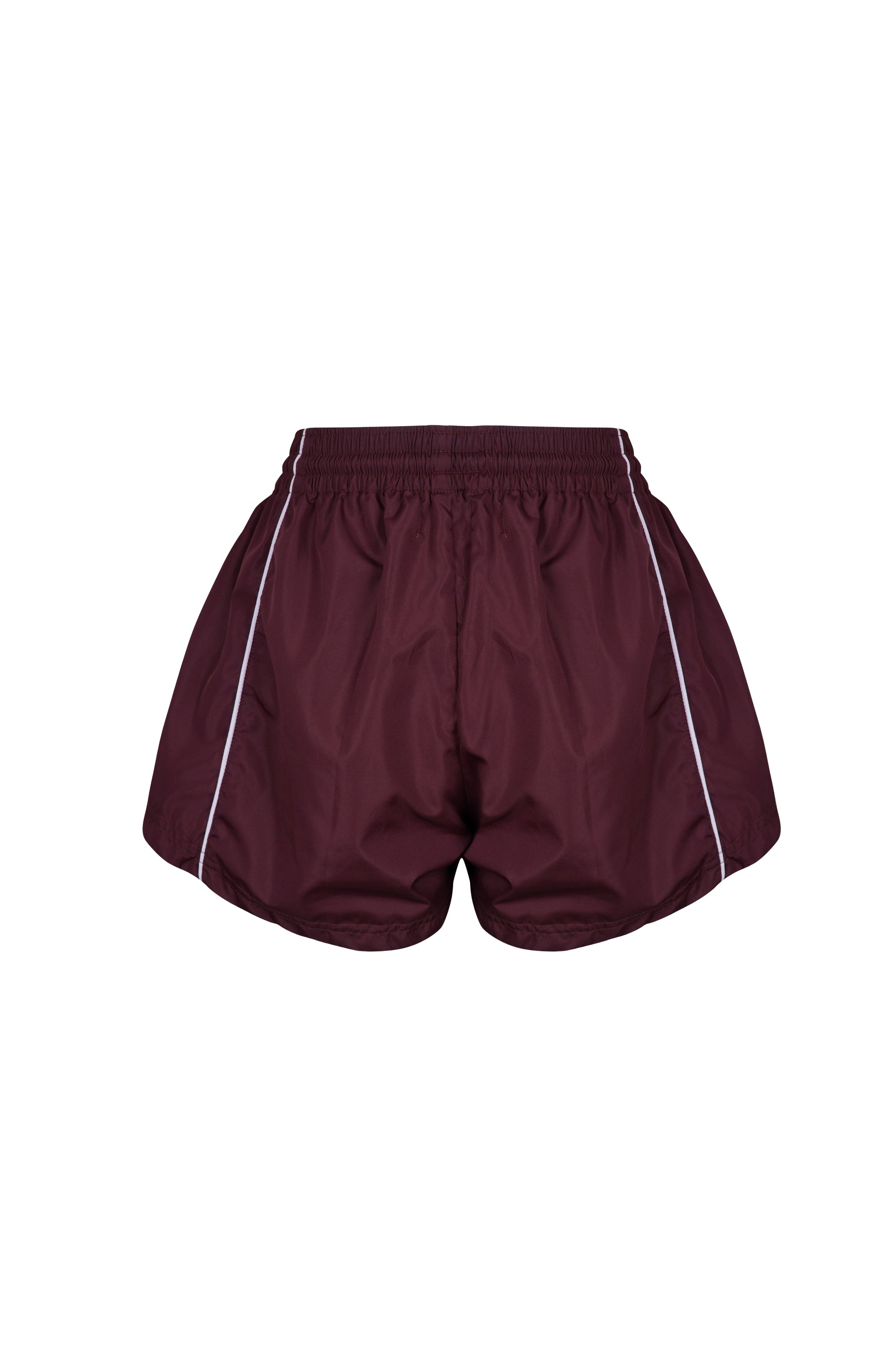SPORTS SHORTS in BURGUNDY