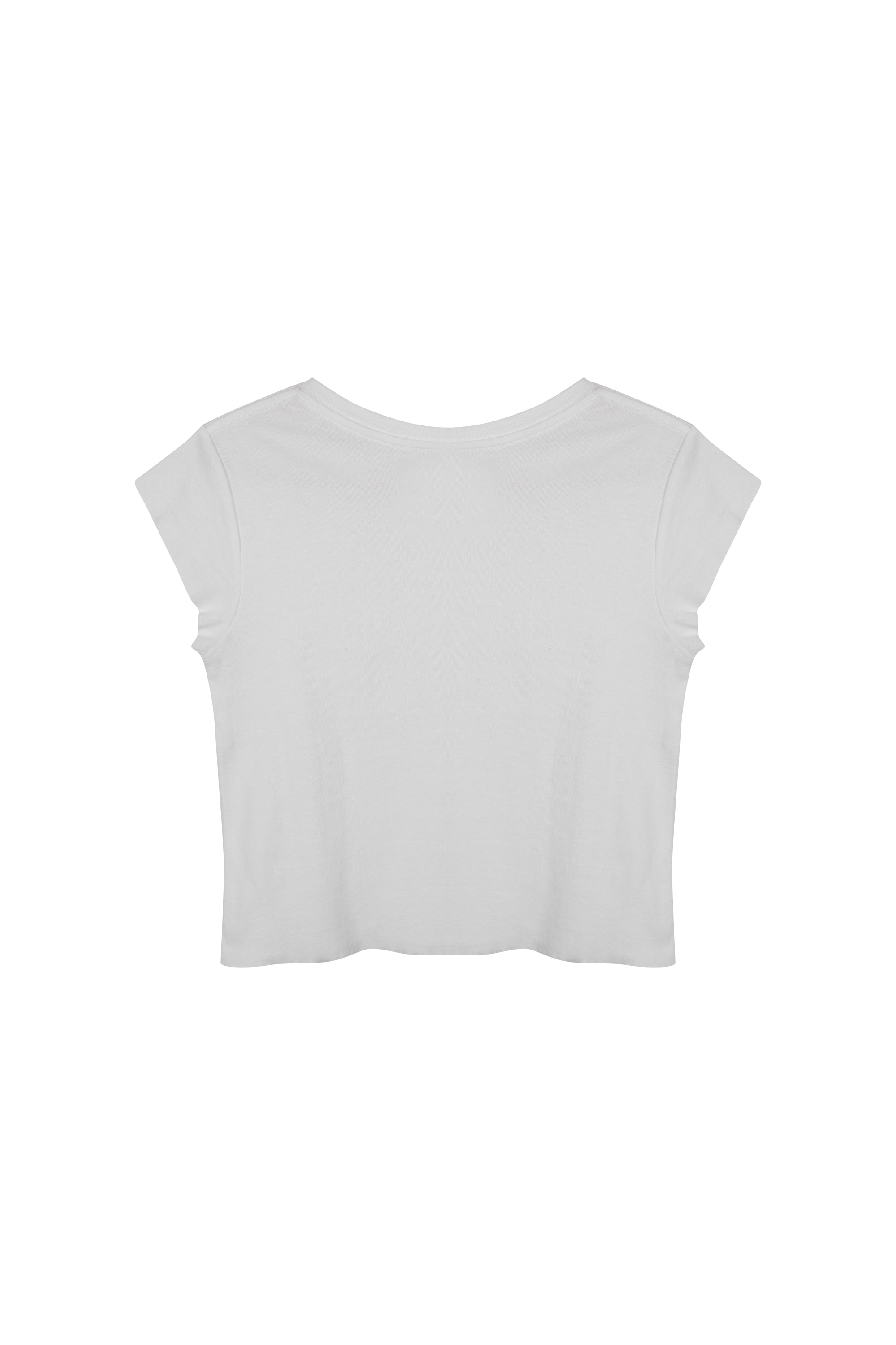 BOXY TEE in WHITE