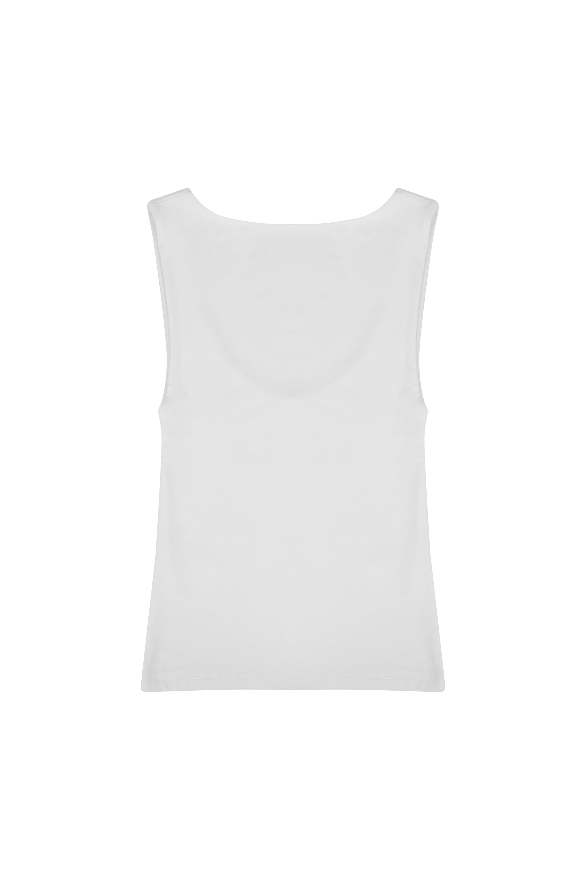 REVERSIBLE TANK in WHITE