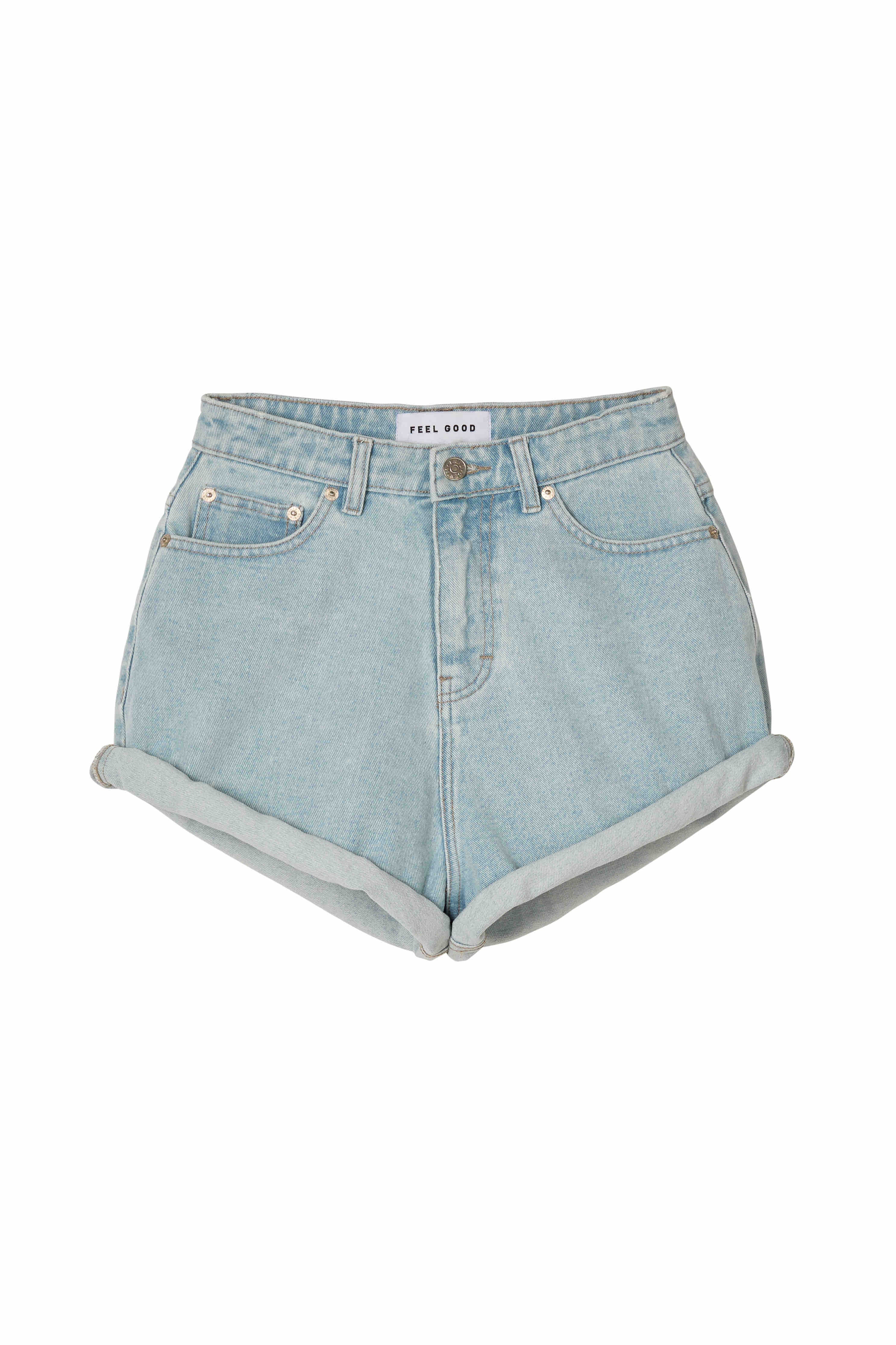 ROLL UP SHORTS in LIGHT BLUE