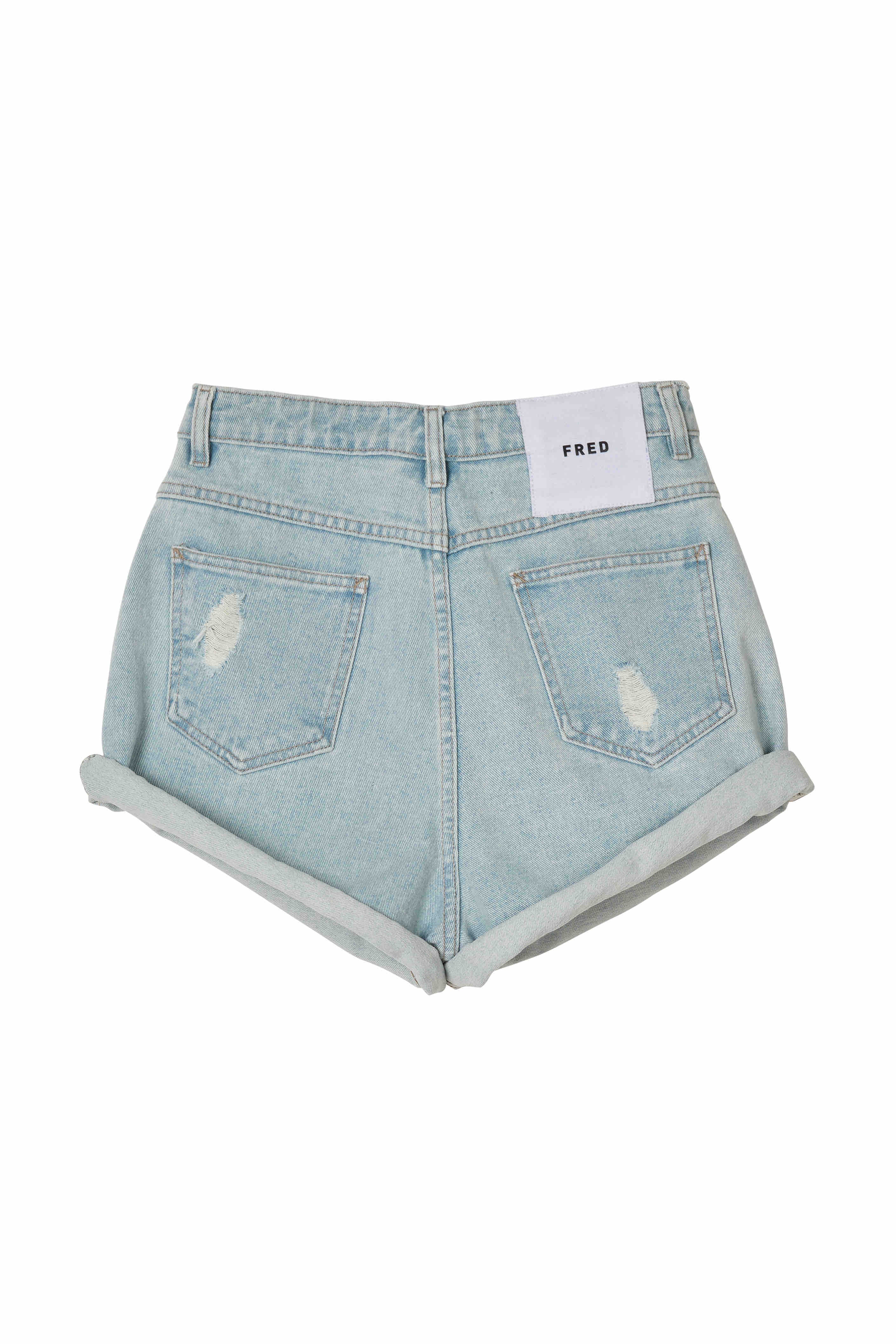 ROLL UP SHORTS in LIGHT BLUE – Les.Basics