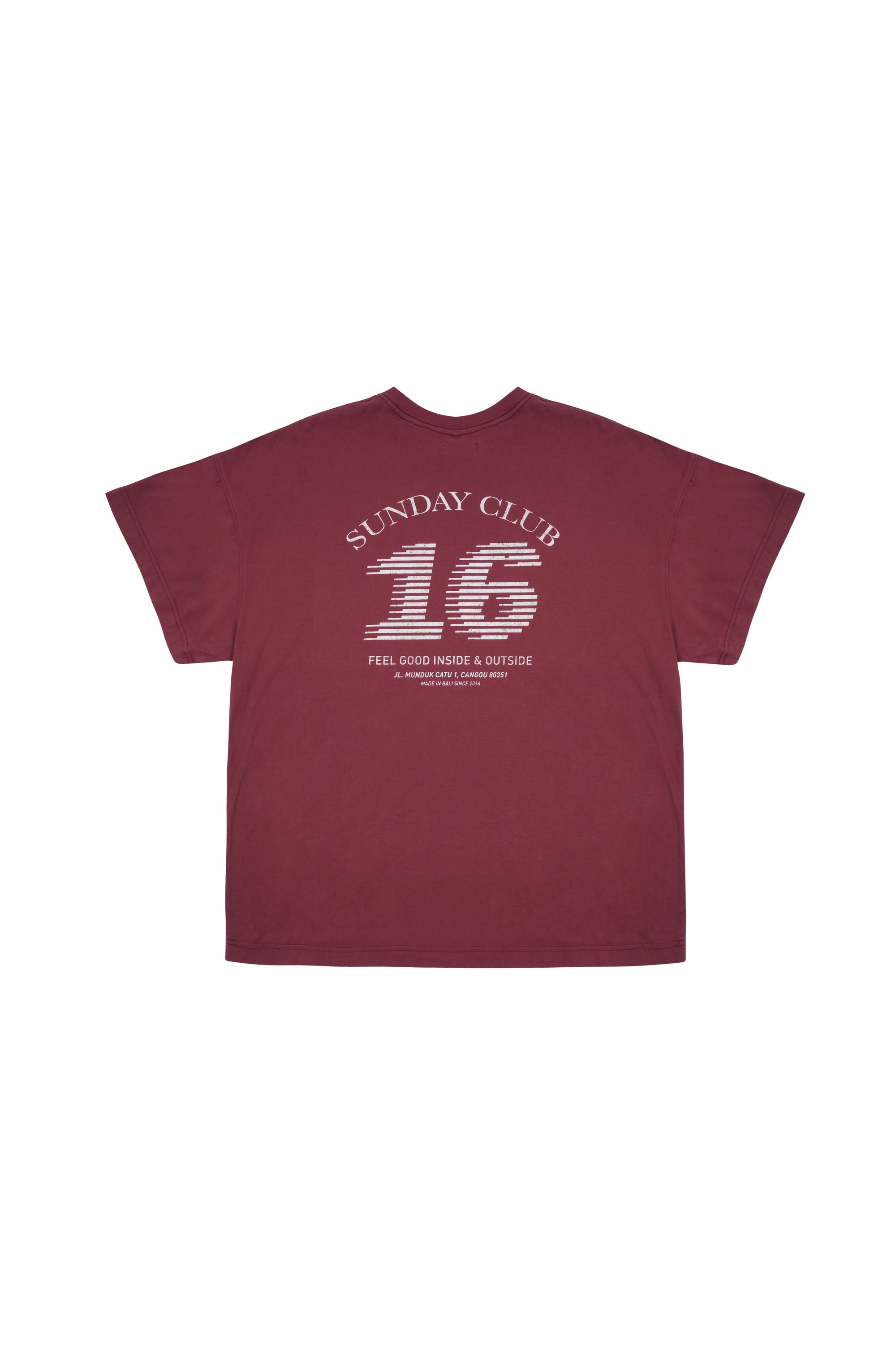 SPORTS TEE in BERRY