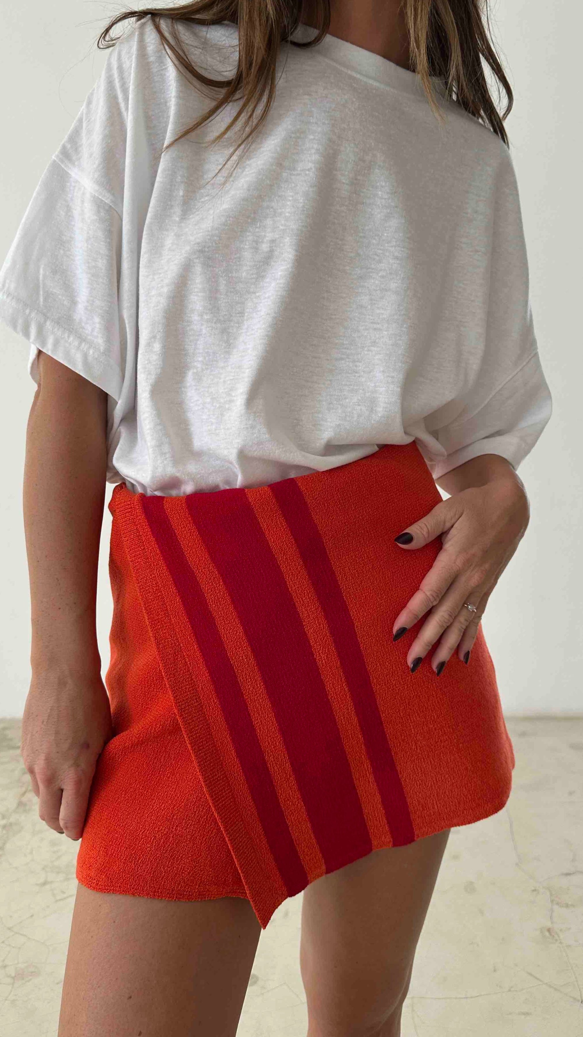 TOWEL SKIRT in ORANGE