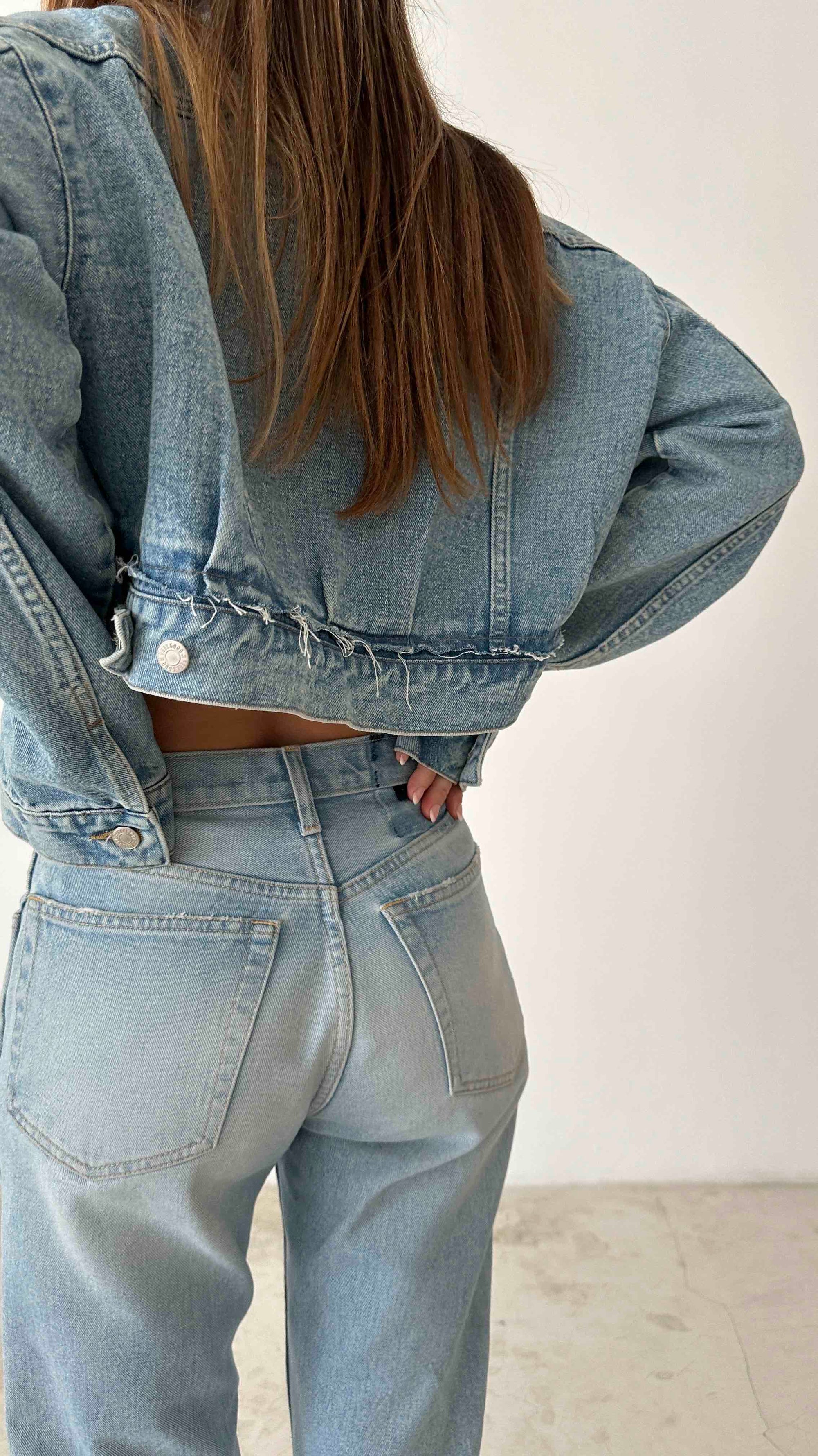 STOCK IN CANADA-JACKET 01 in MEDIUM BLUE