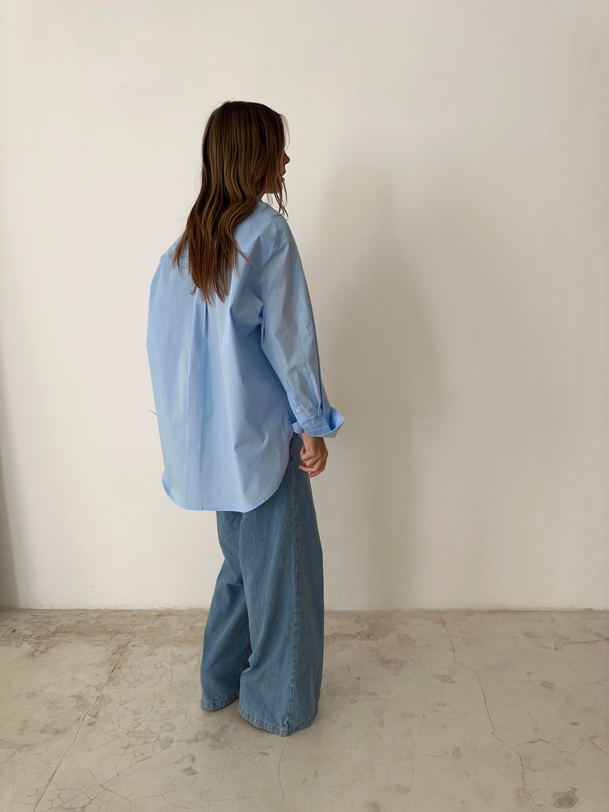 OVERSIZED SHIRT in BLUE