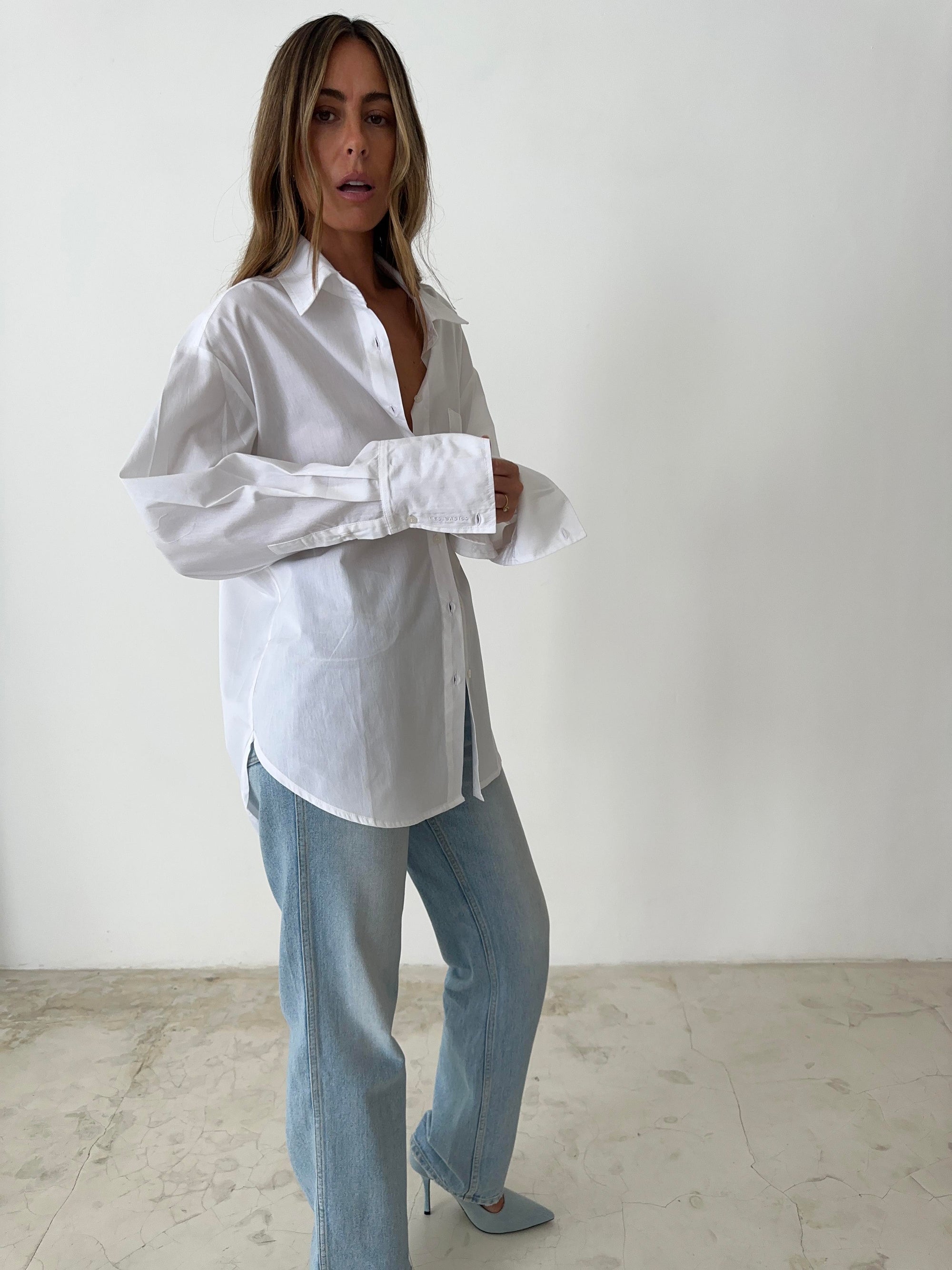 OVERSIZED SHIRT in WHITE