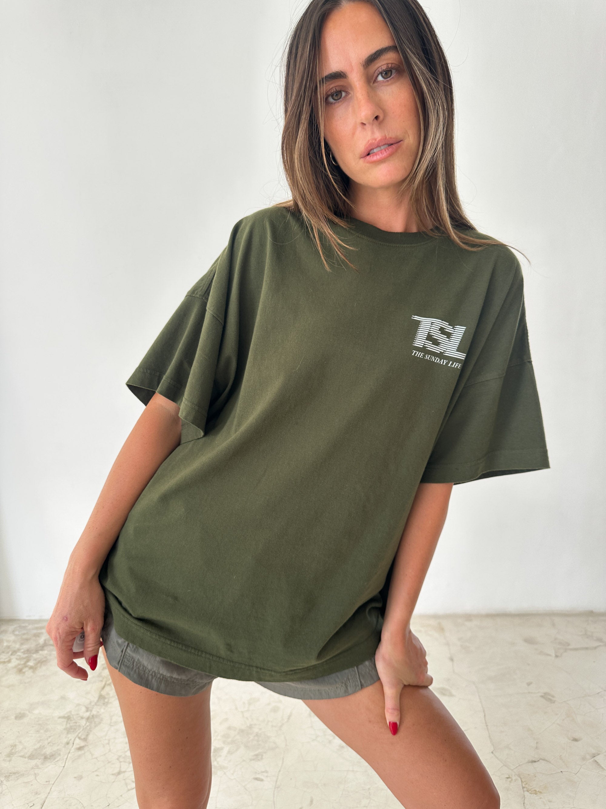 SPORTS TEE in FOREST