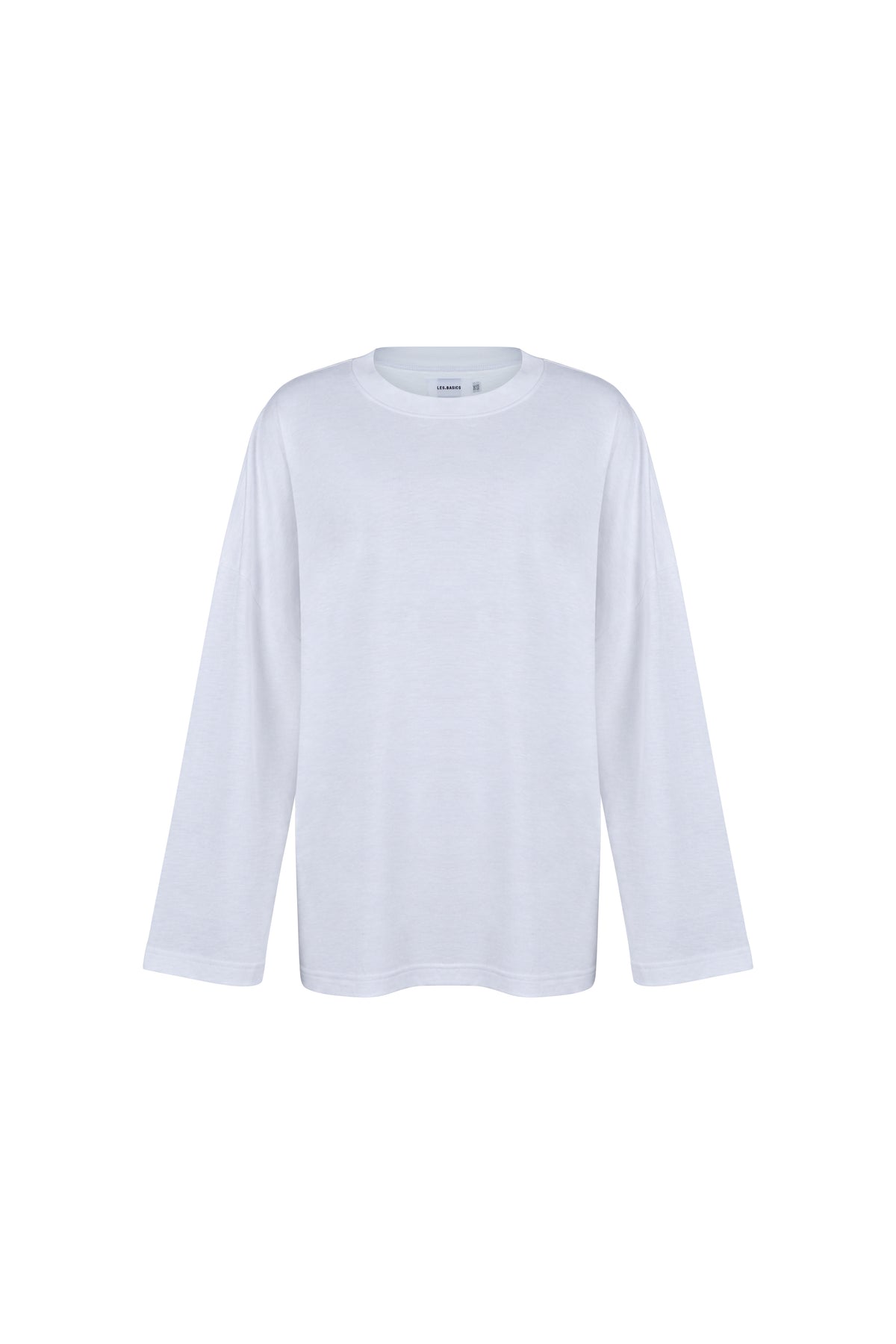 SPORTS LONG SLEEVE TEE in WHITE SLUB