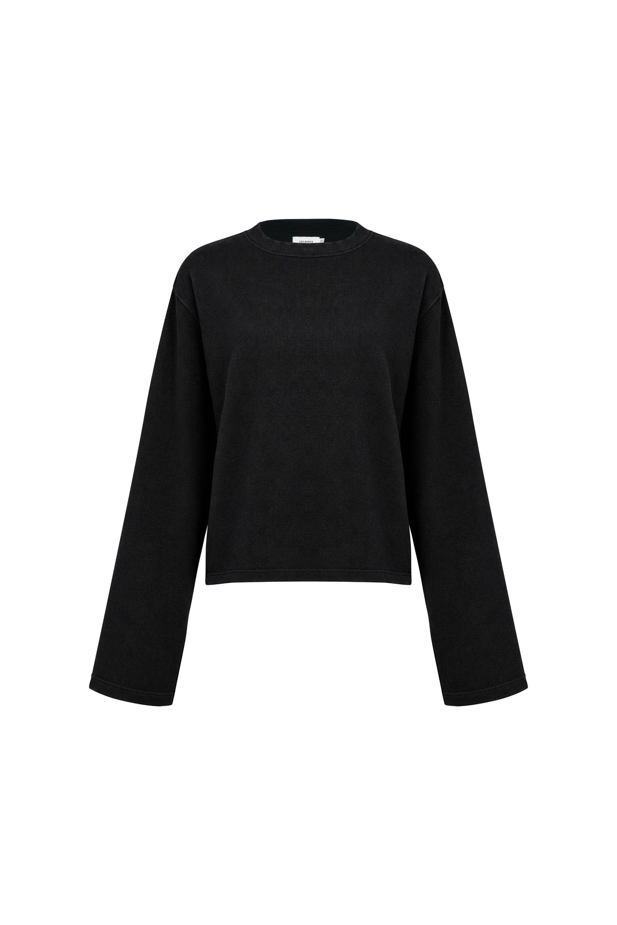 SPORTS LONG SLEEVE TEE in BLACK