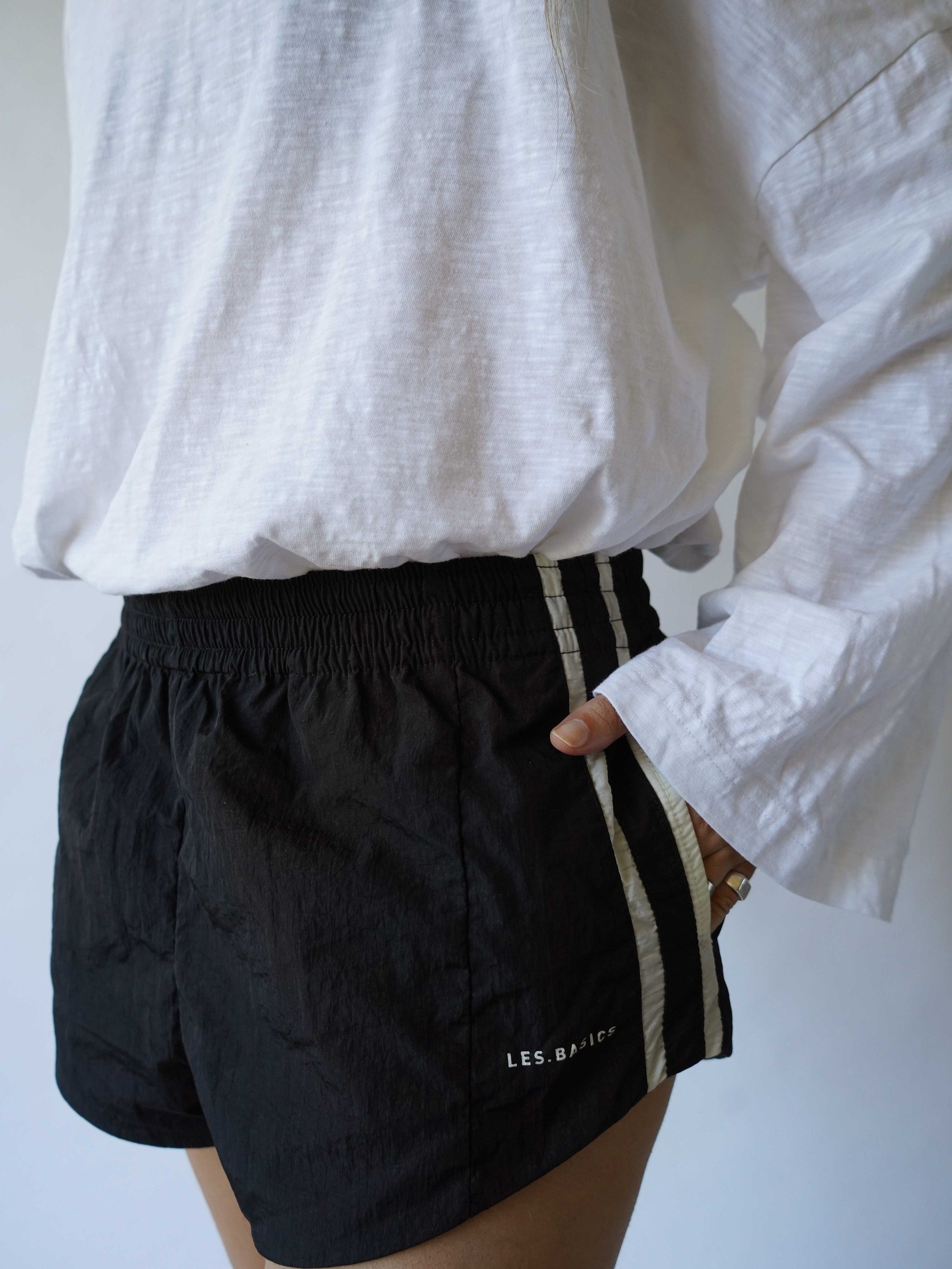 SPORTS MINI SHORTS 2.0 in BLACK