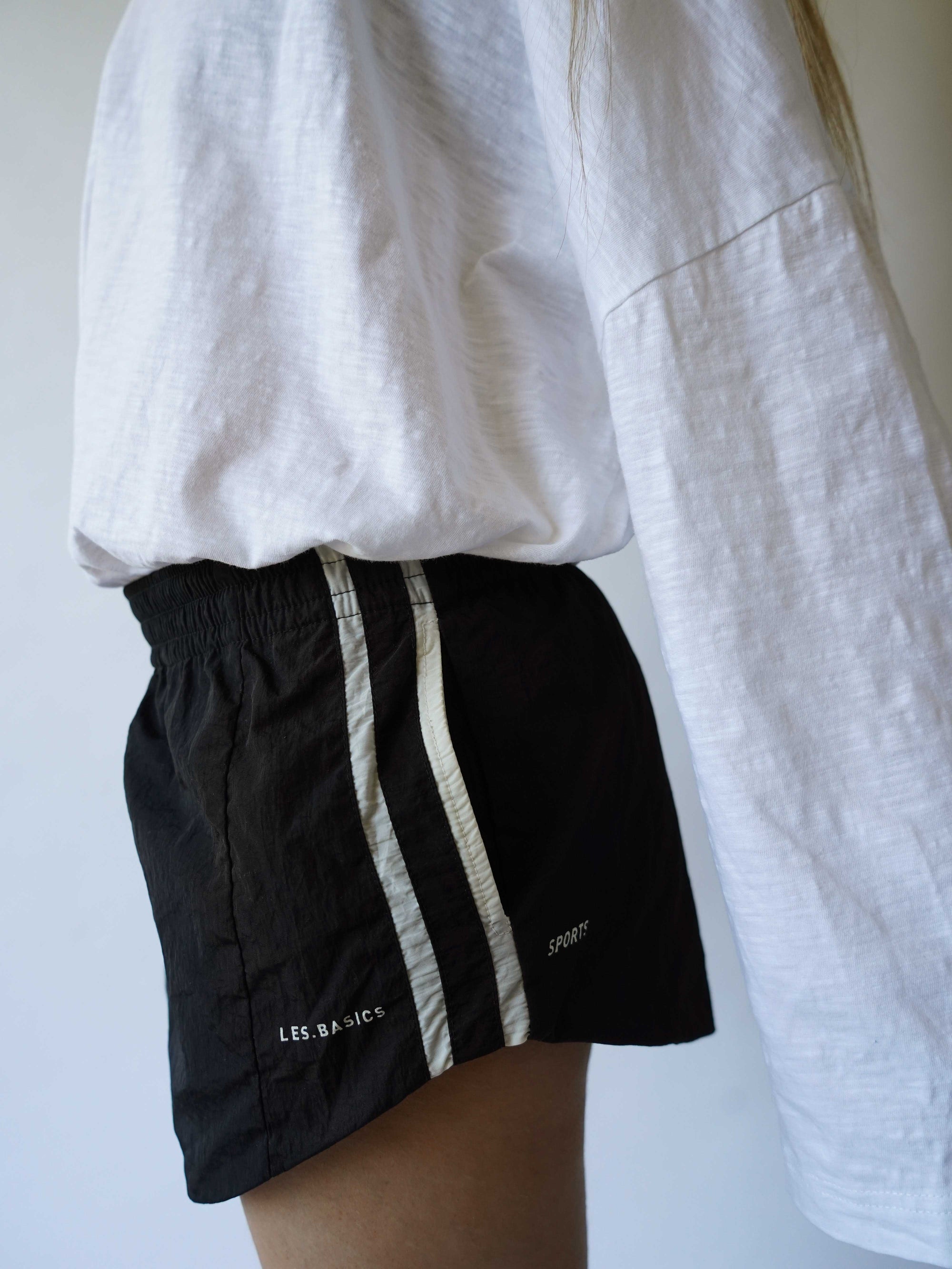 SPORTS MINI SHORTS 2.0 in BLACK