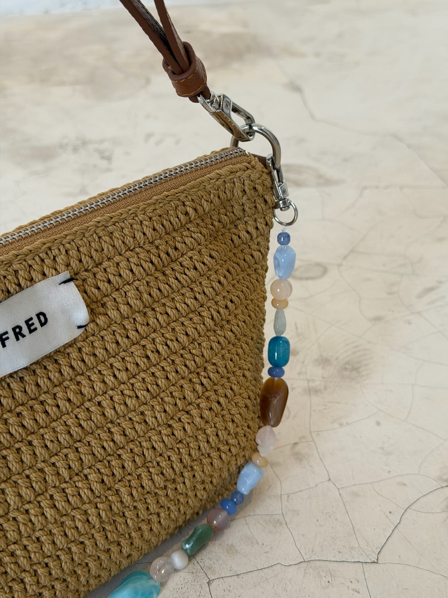 CROCHET BAG in BEIGE