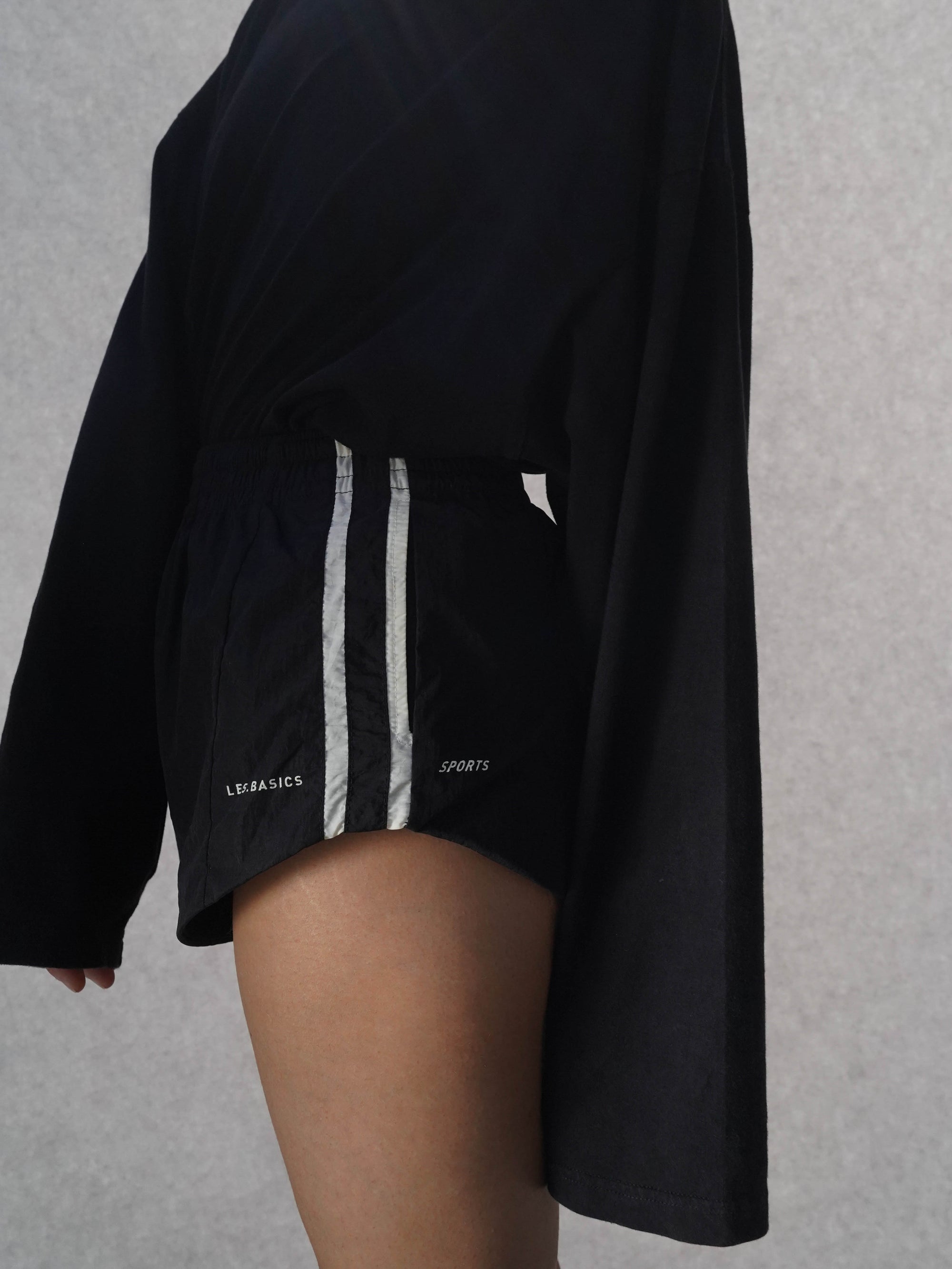 SPORTS MINI SHORTS 2.0 in BLACK