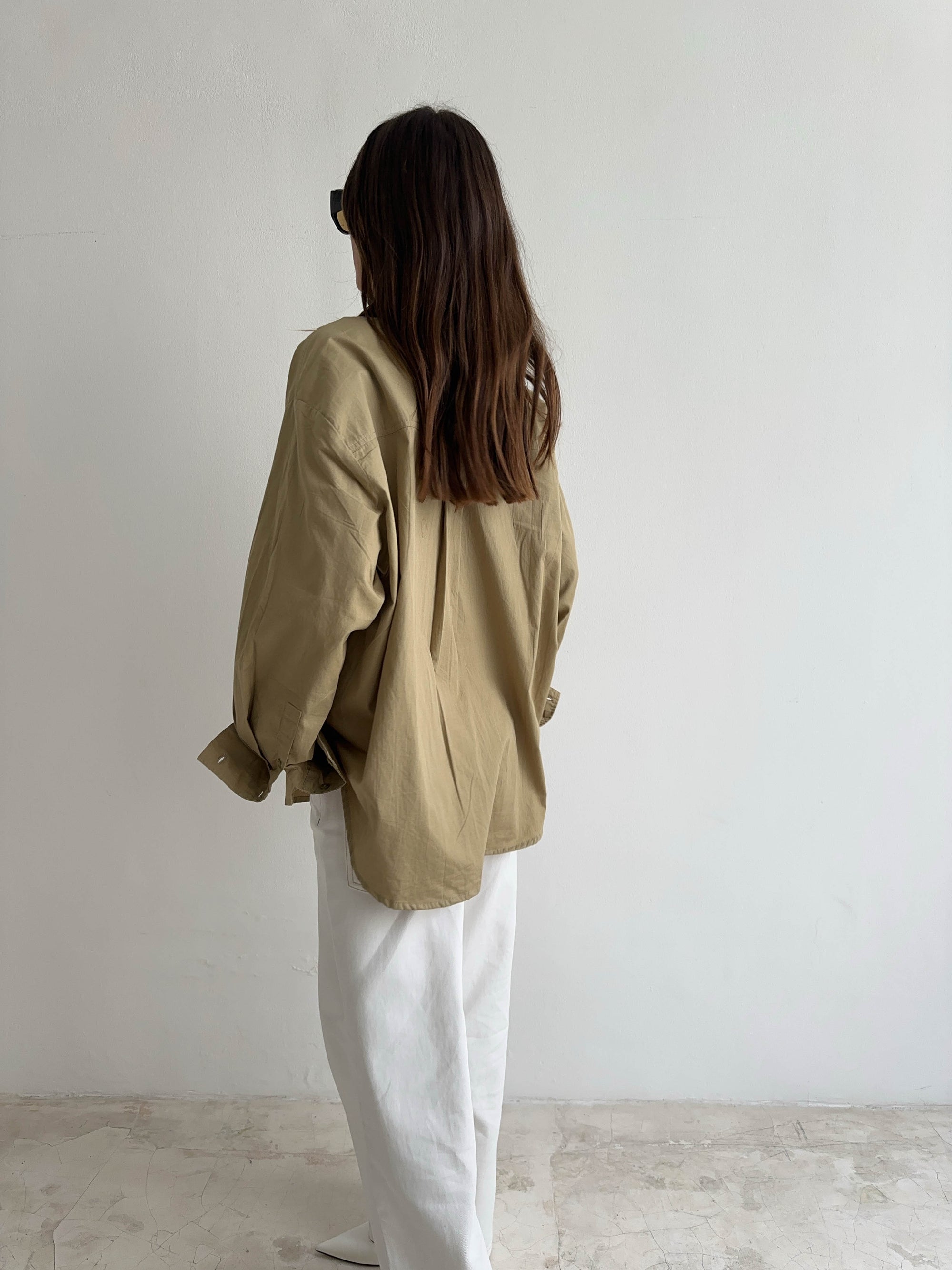 OVERSIZED SHIRT in KHAKI