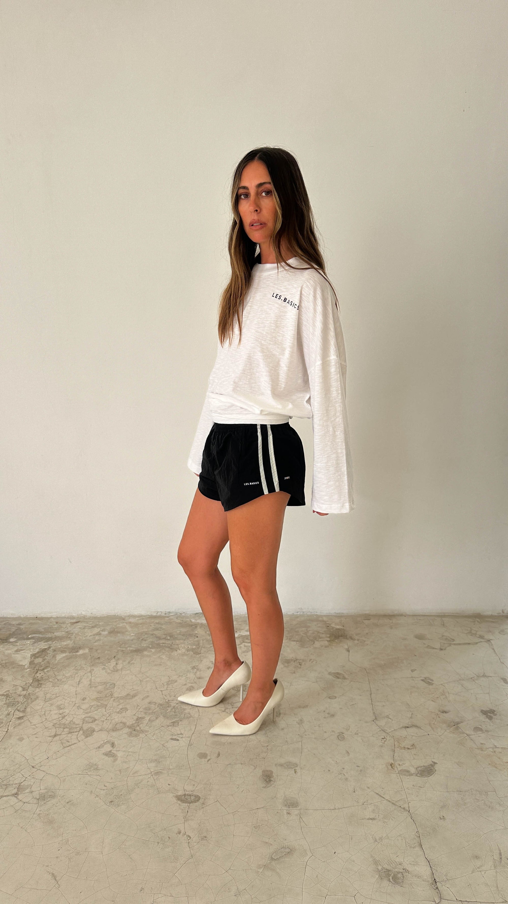 SPORTS MINI SHORTS 2.0 in BLACK