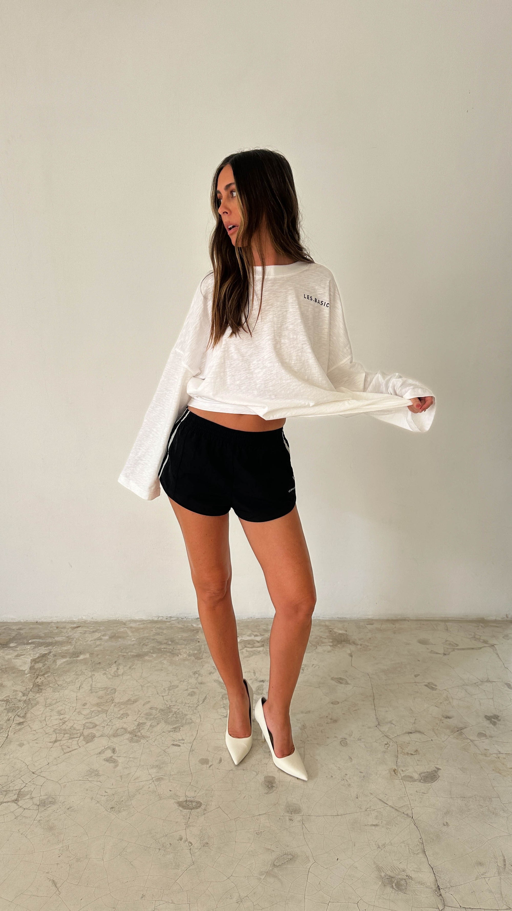 SPORTS MINI SHORTS 2.0 in BLACK