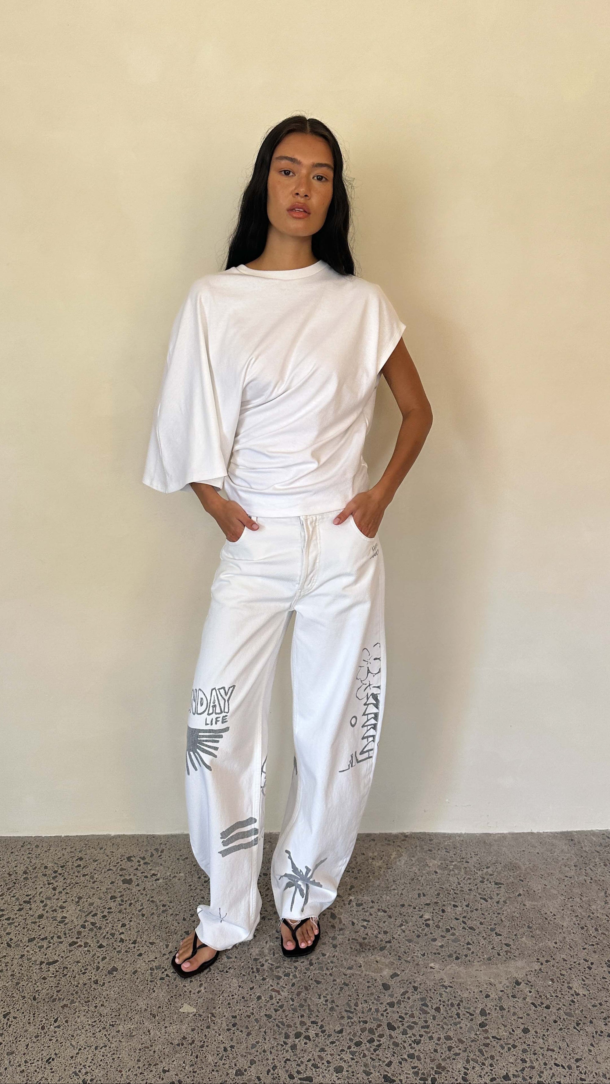 JEANS 03 10 YEARS in WHITE