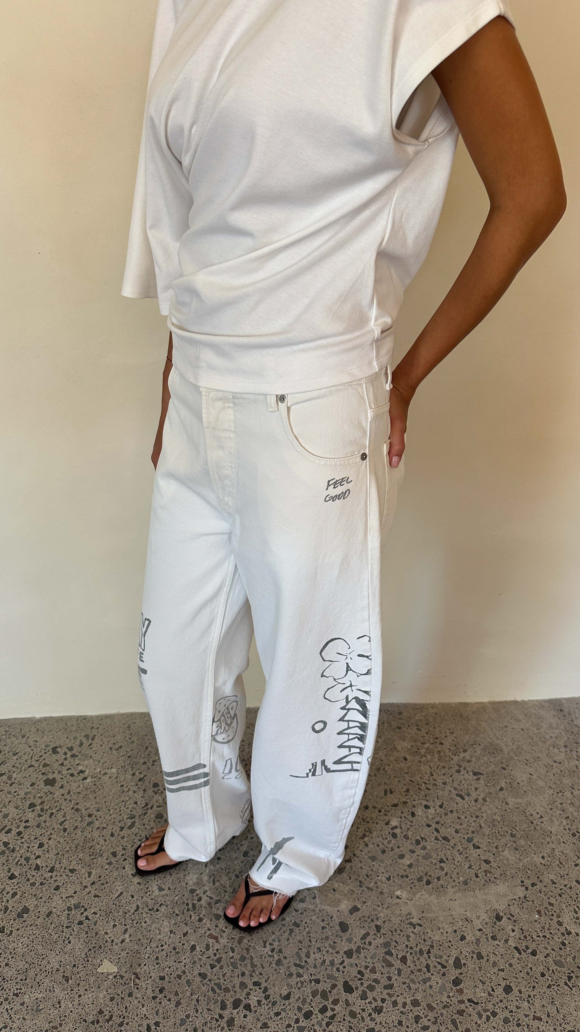 JEANS 03 10 YEARS in WHITE