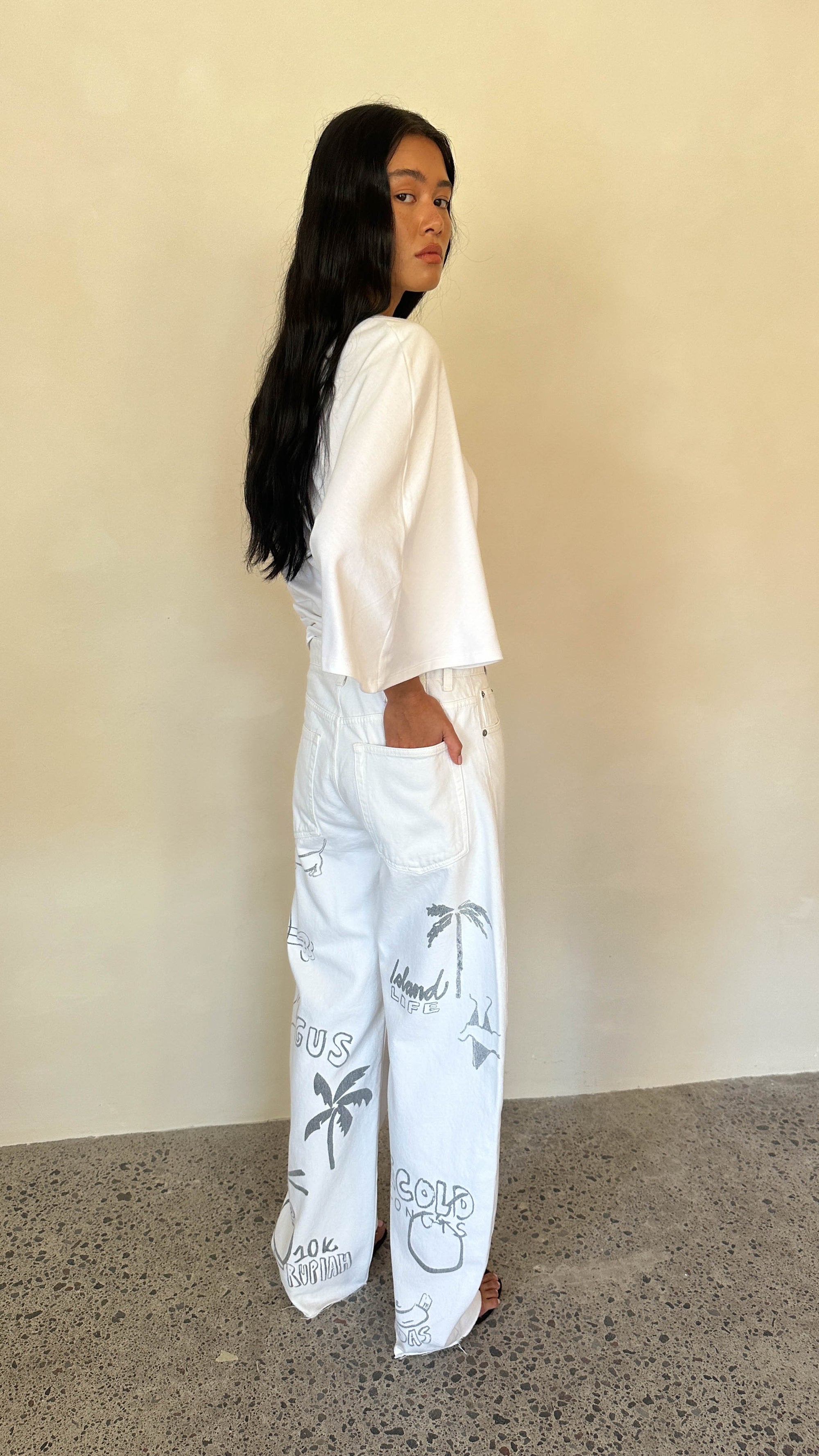 JEANS 03 10 YEARS in WHITE