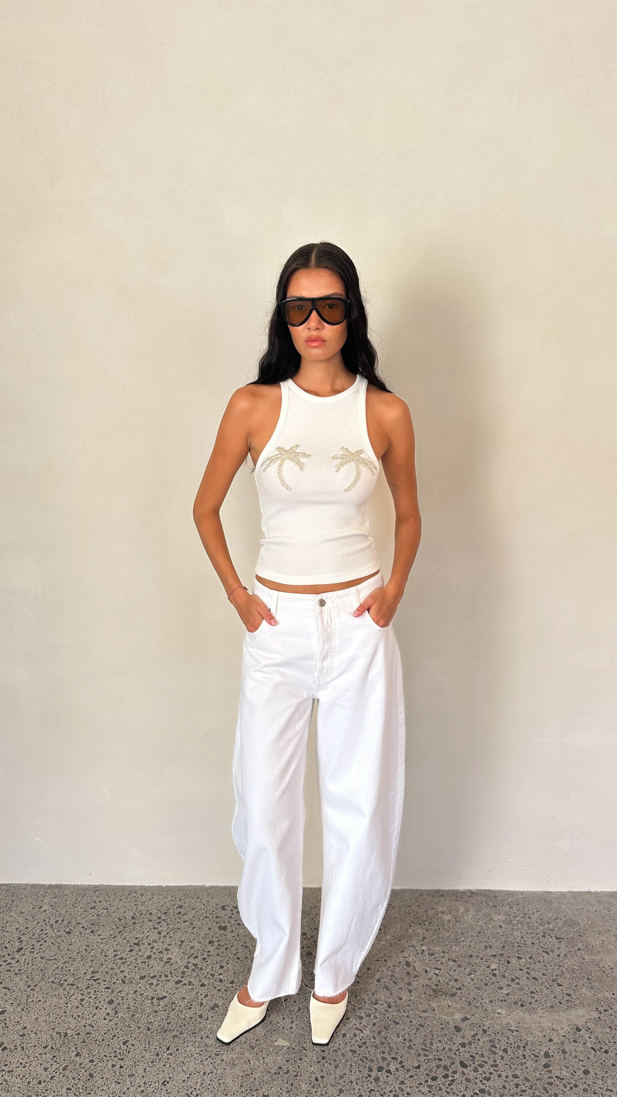 TANK TOP 10 YEARS in WHITE
