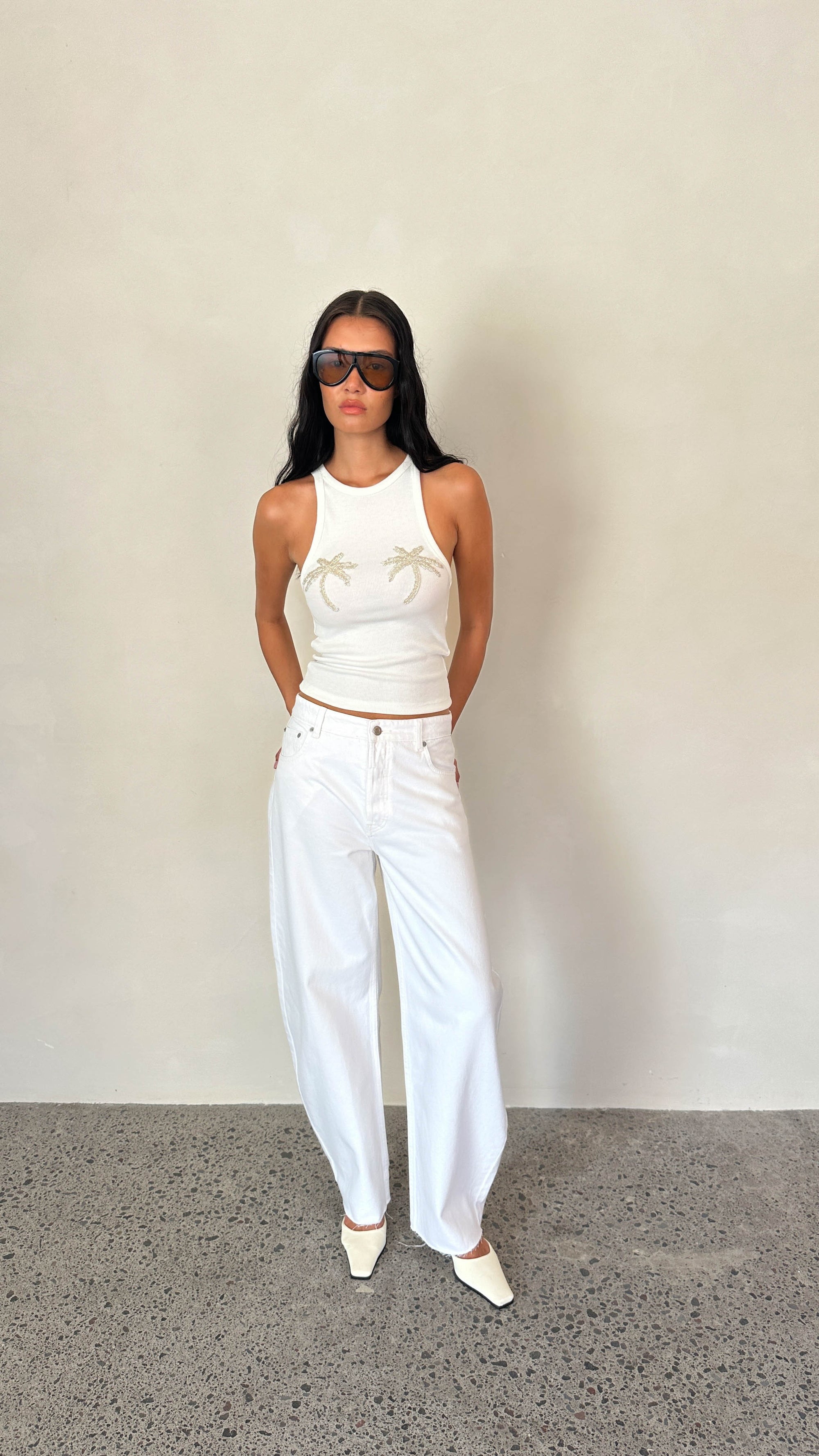 TANK TOP 10 YEARS in WHITE