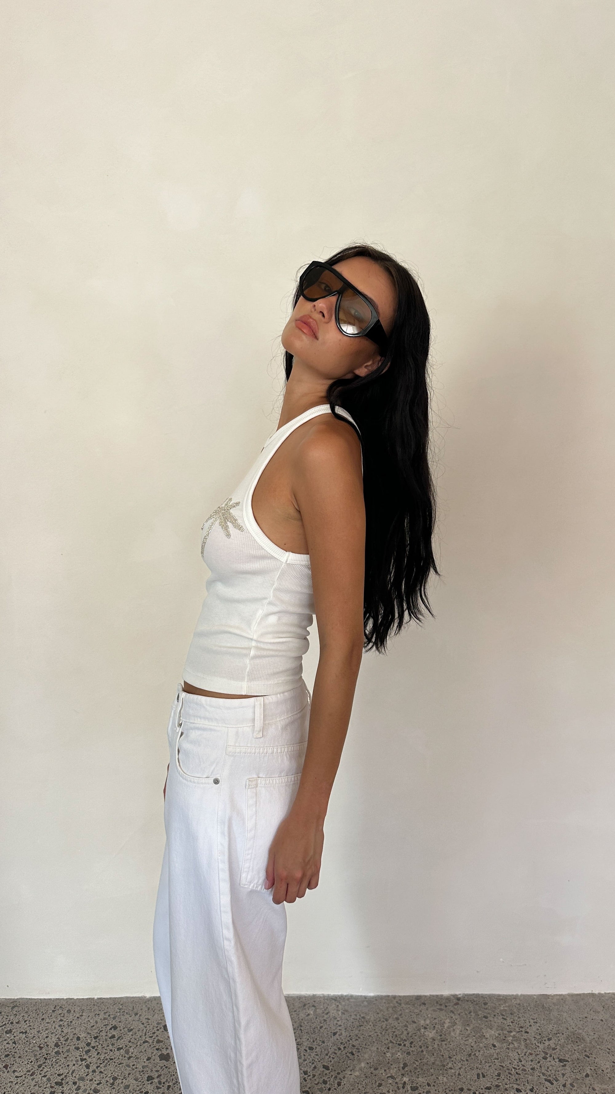 TANK TOP 10 YEARS in WHITE