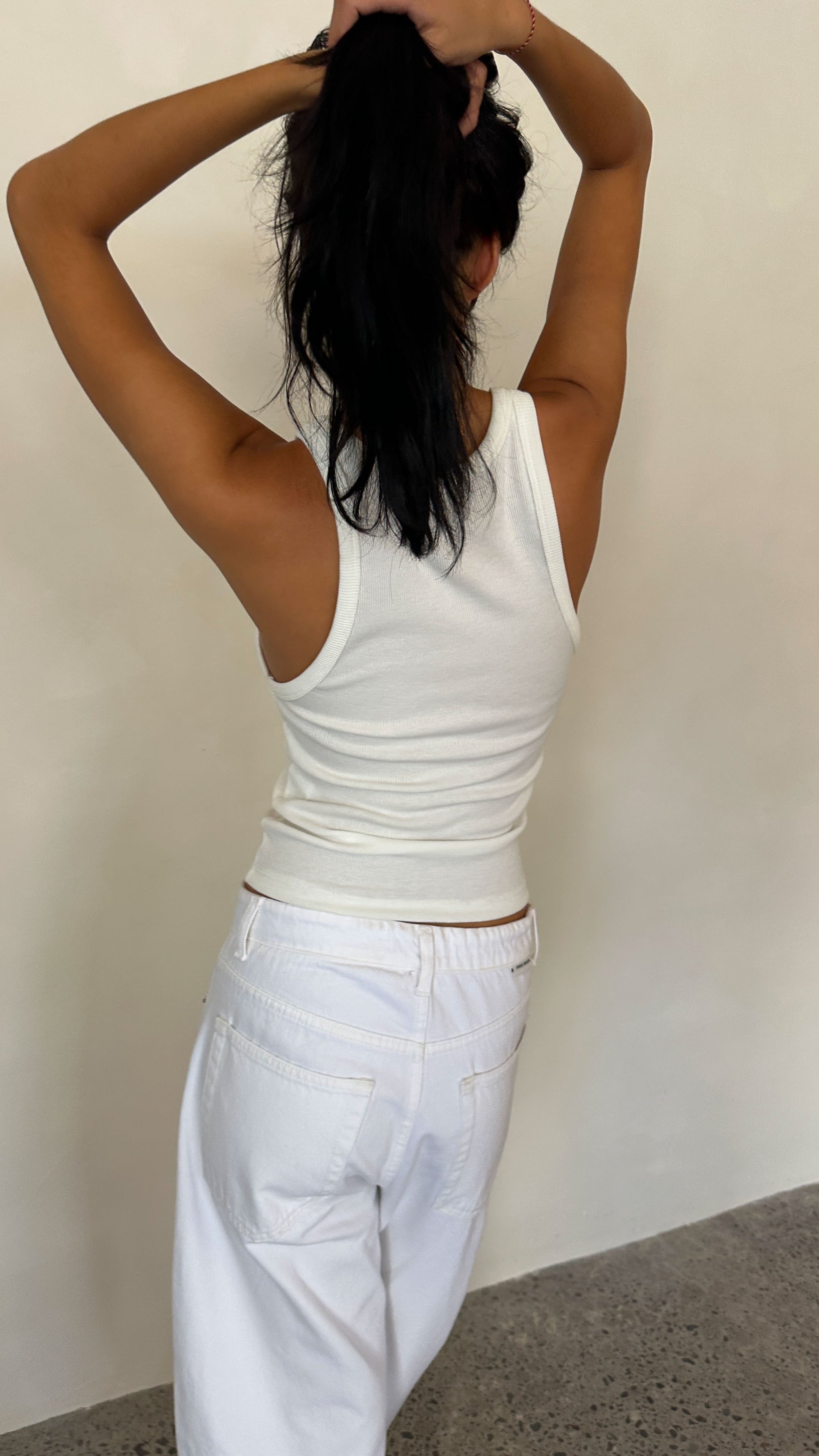 TANK TOP 10 YEARS in WHITE