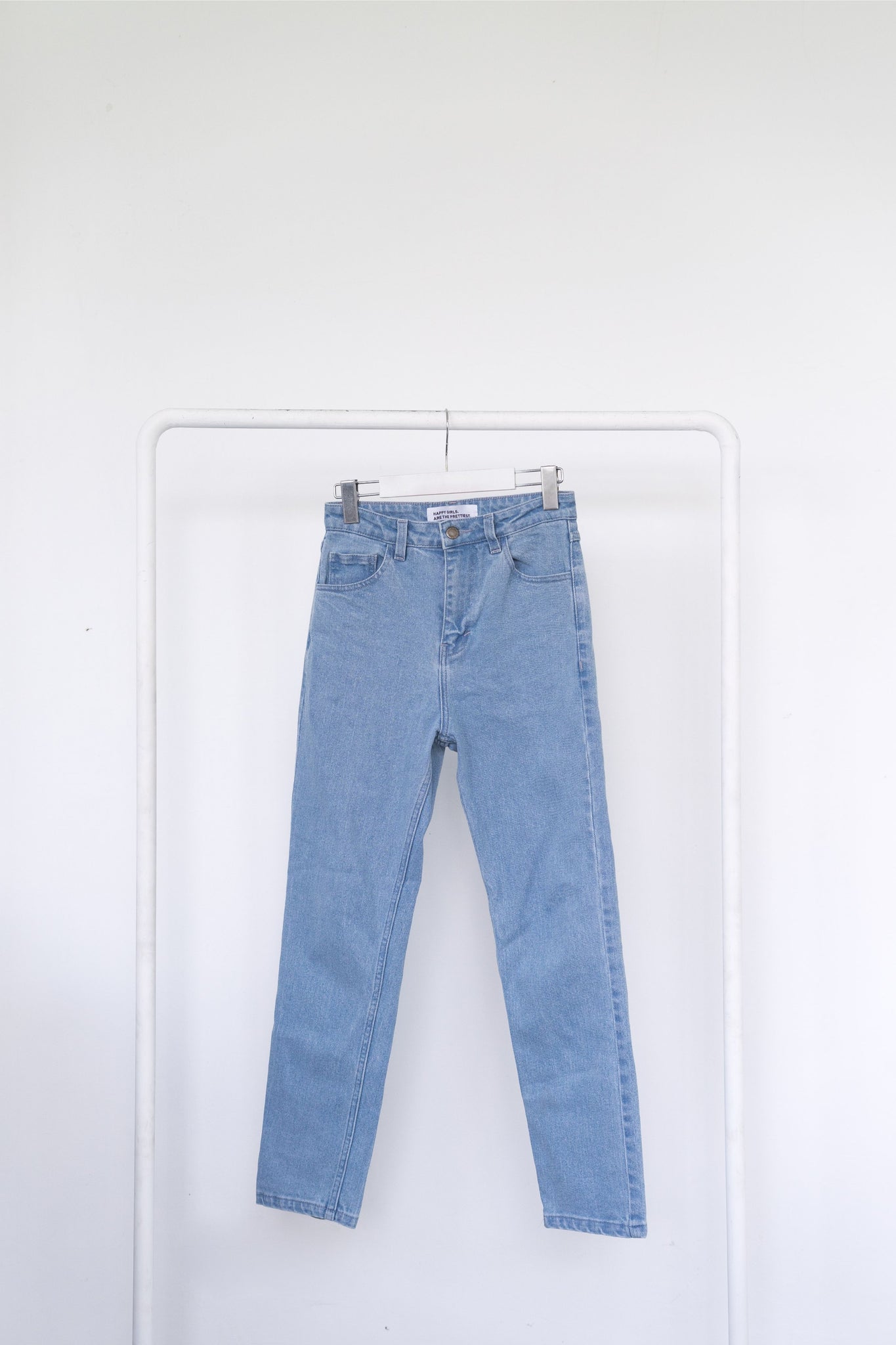 Handmade Blue Washed Jeans Woman