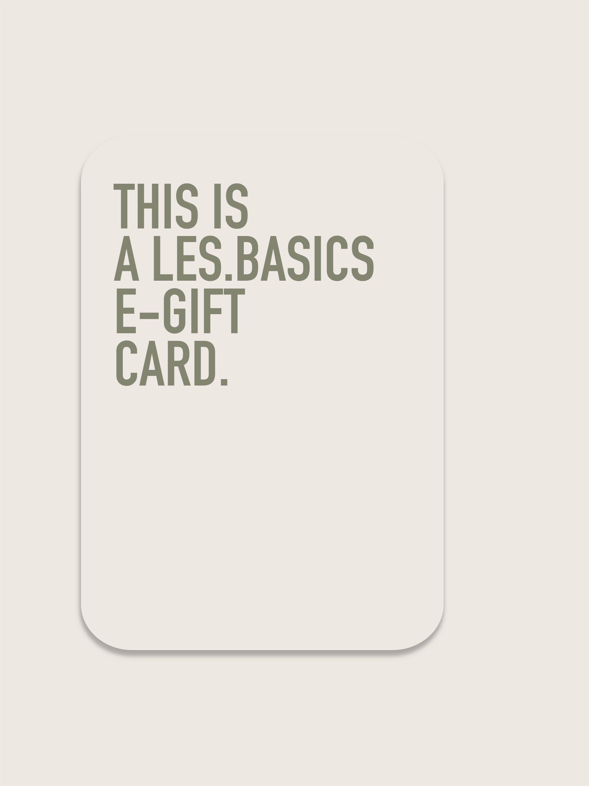 GIFT CARD