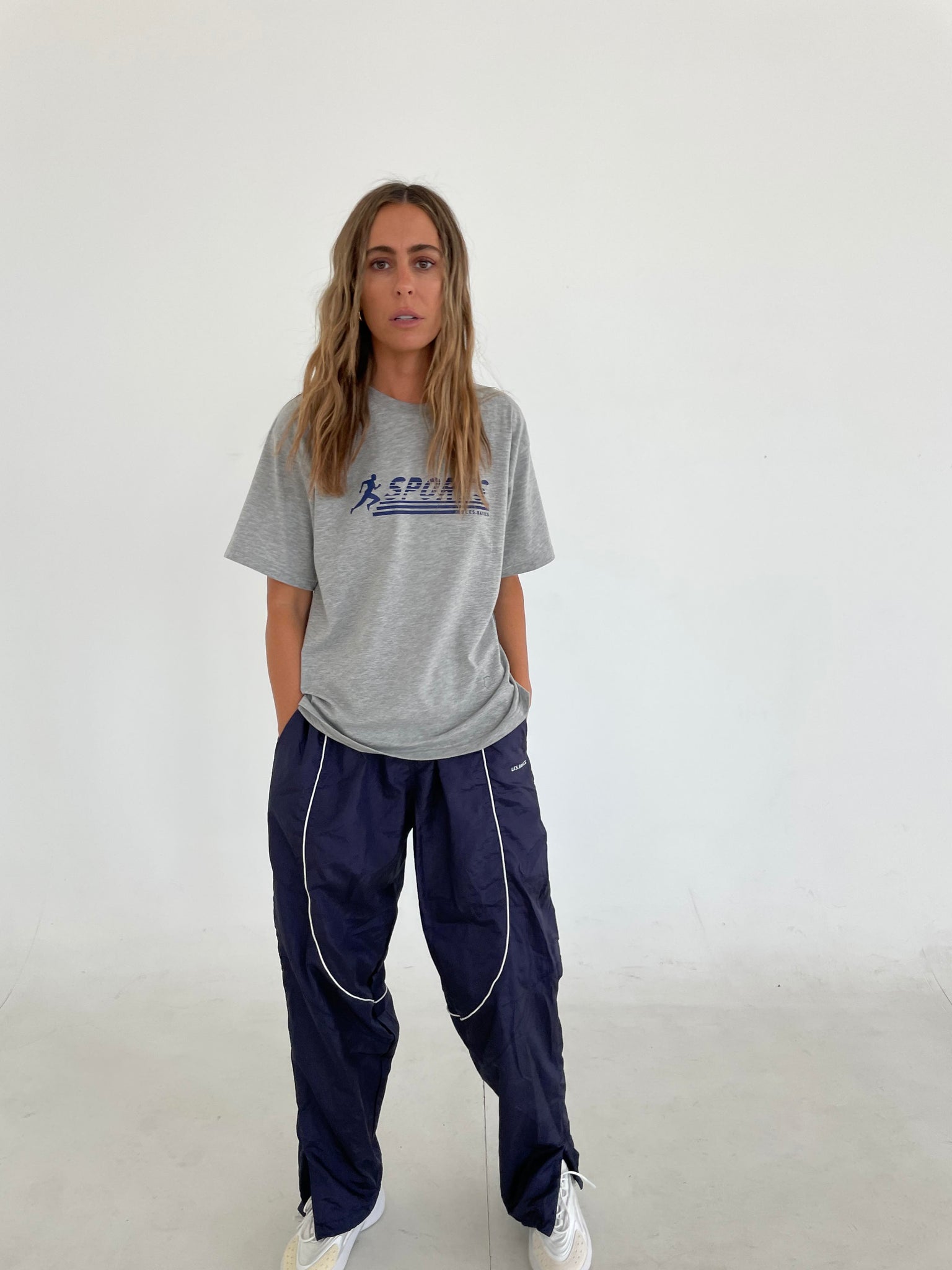 SPORTS PANTS in NAVY