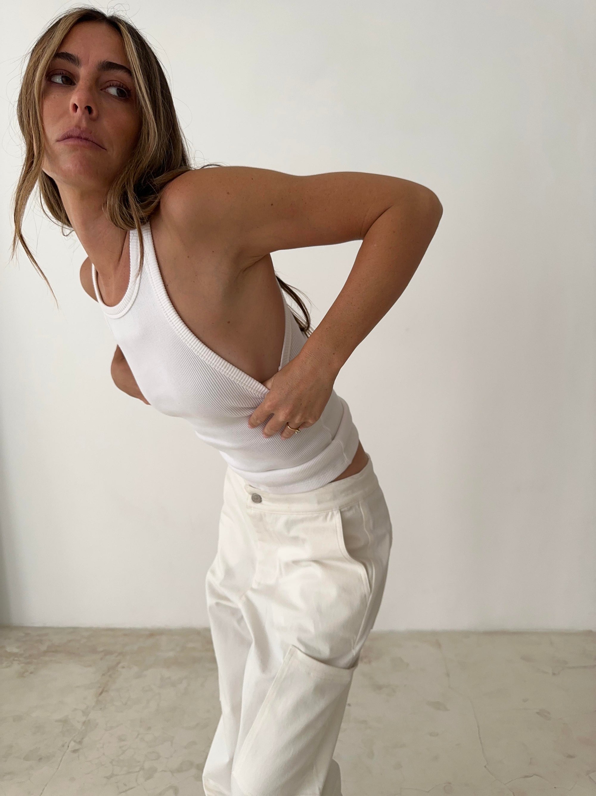 TANK TOP in WHITE