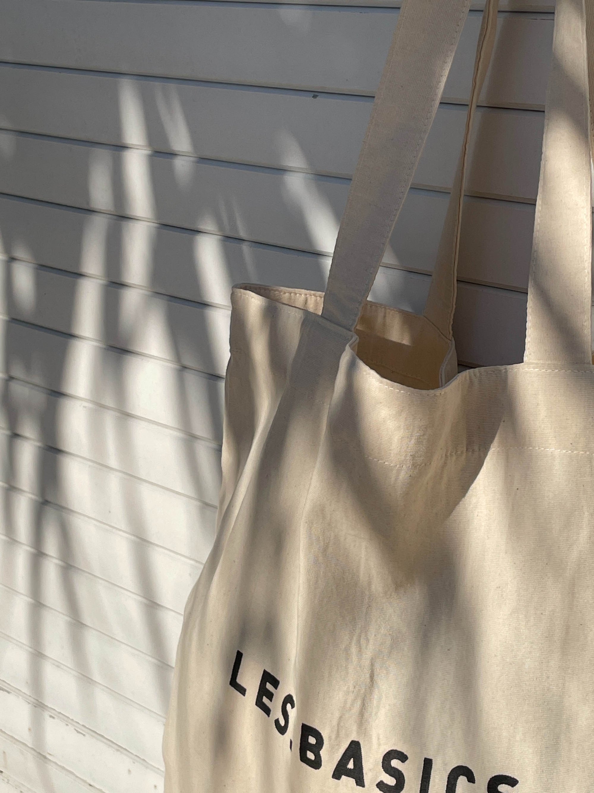 LES.BASICS TOTE BAG in NATURAL