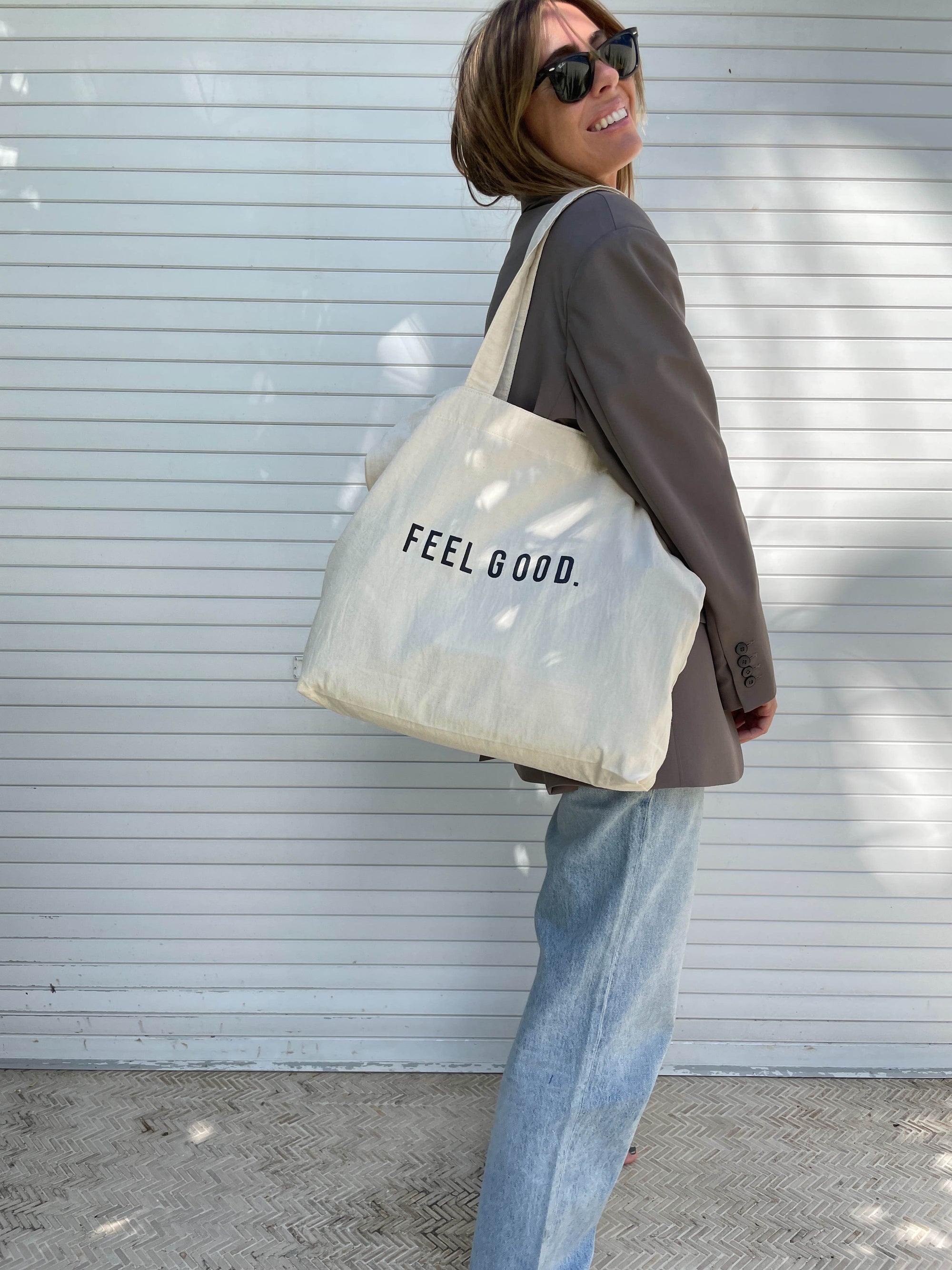 LES.BASICS TOTE BAG in NATURAL